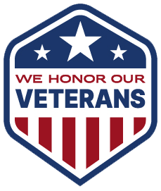 We Honor Our Veterans Badge